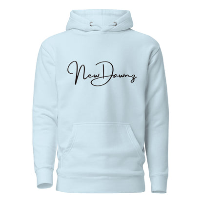 New Dawnz High Quality Hoodie with Black Logo - Four Color Choices